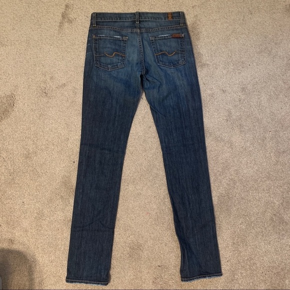 7 for All Mankind Jeans Roxanne Mid Rise - Picture 5 of 6